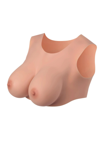 Buste seins réaliste couleur peau claire Taille M Bonnet D - CC730014019404